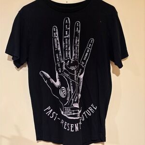 Bassnectar Black Graphic T-Shirt with Hand Design